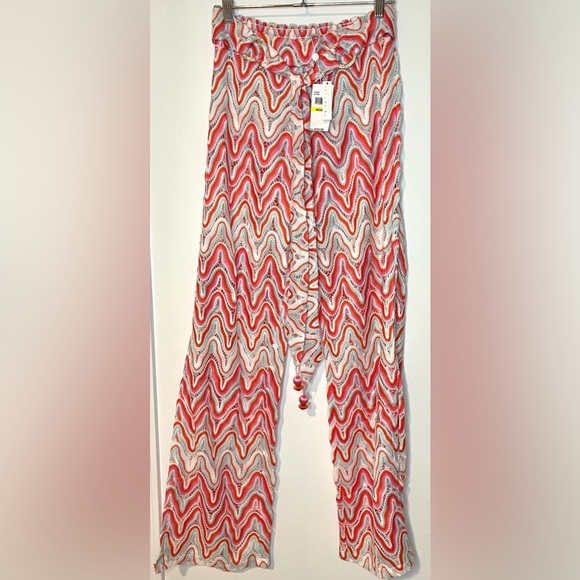 Trina Turk NWT Serafina Tie Front Pant - Picture 6 of 8